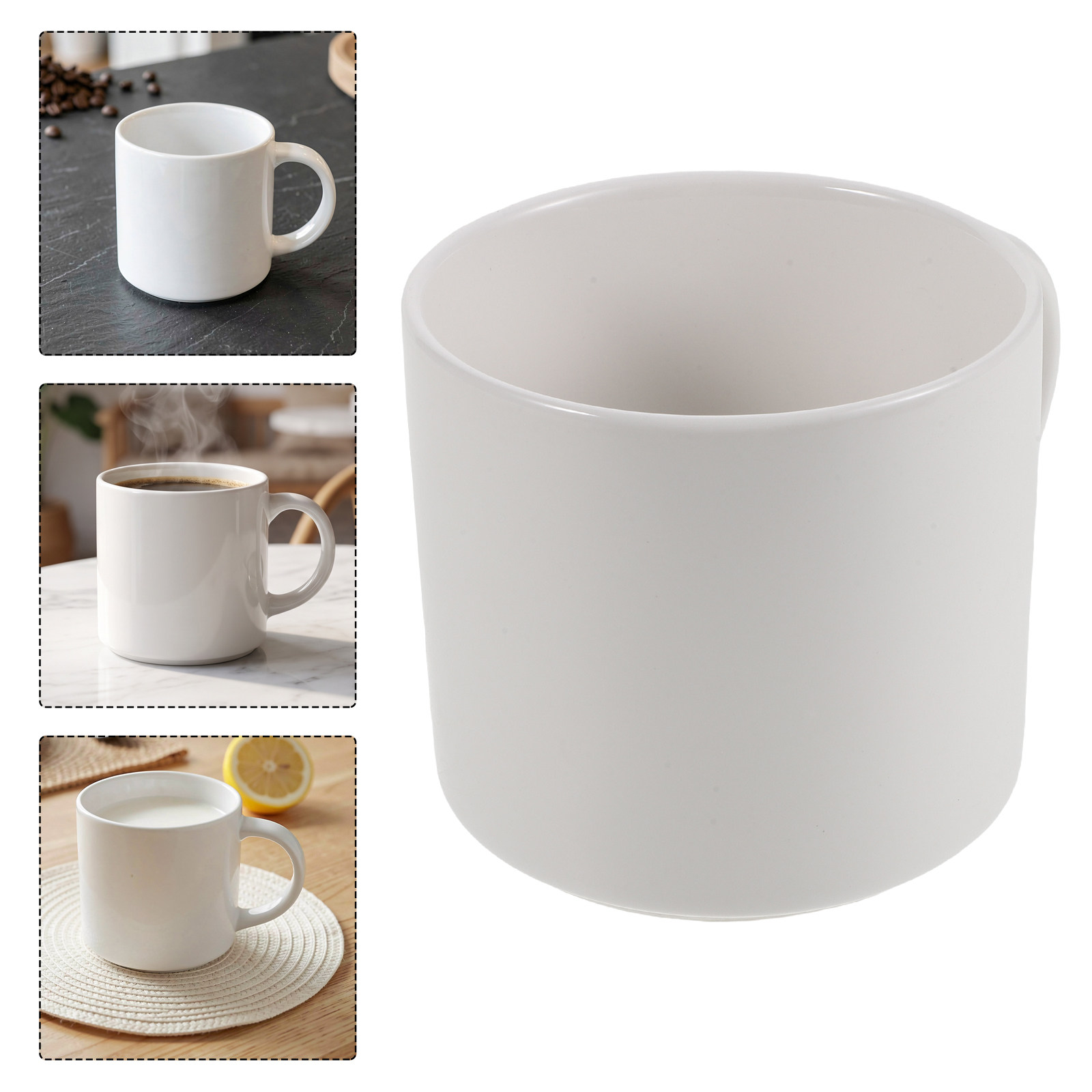 Sublimation Mug White - White Ceramic Coffee Mug 15 Oz