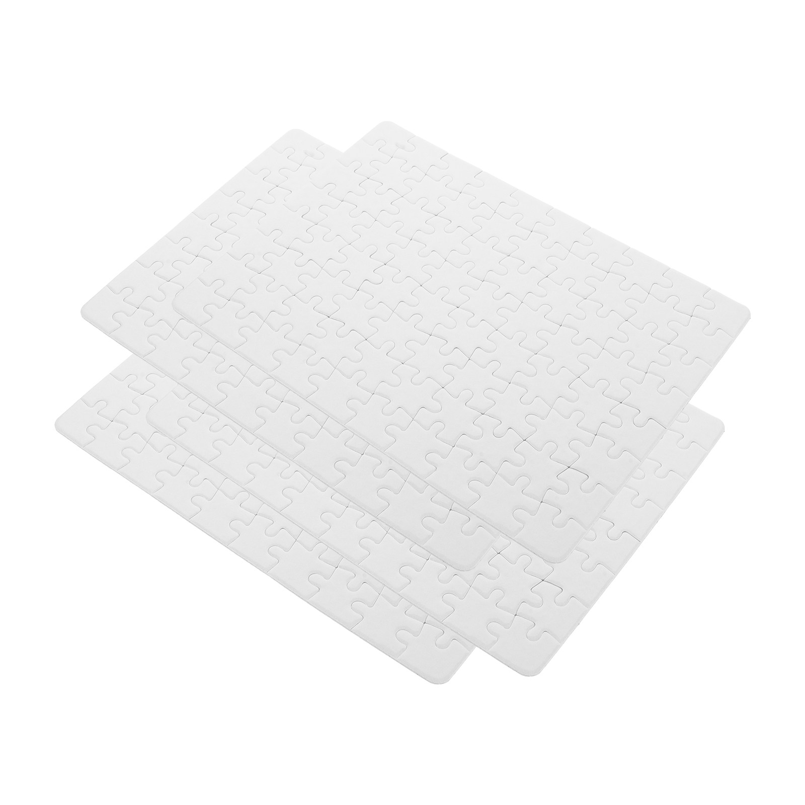 4Sheets Blank Puzzle Pieces Wh - огляд і ціна Puzzle Blank White