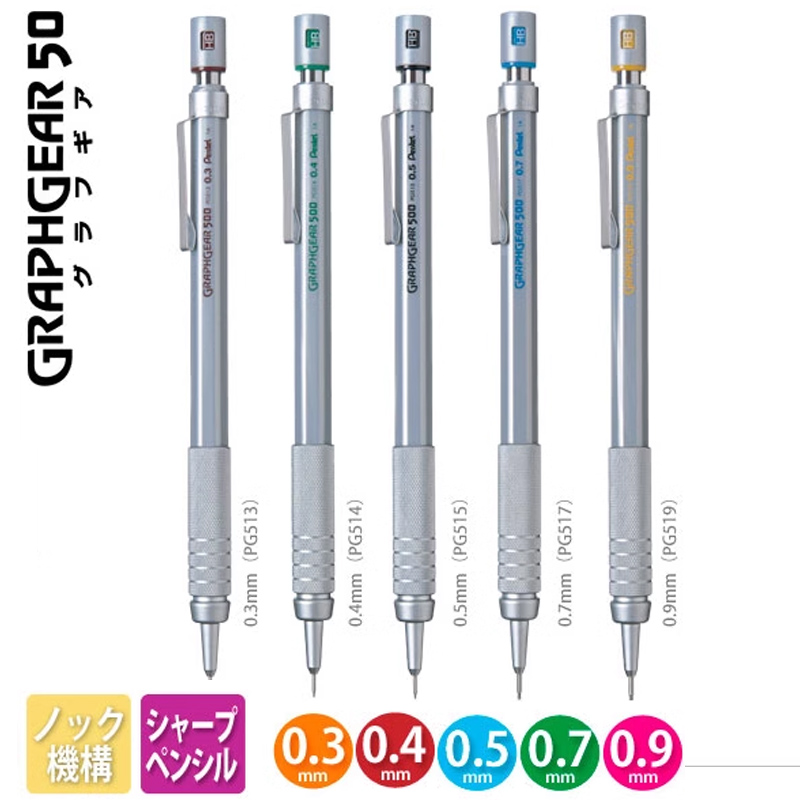Pentel GraphGear 500 Mechanica - огляд і ціна Pentel Pen Graphgear