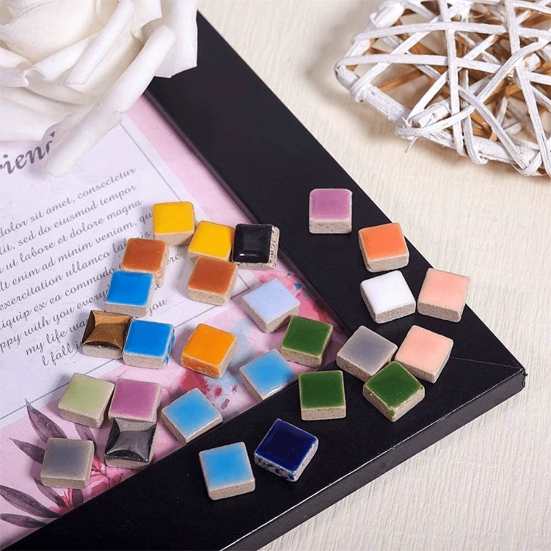 100g Square Ceramic Mosaic Til - огляд і ціна Ceramic Tile Blank