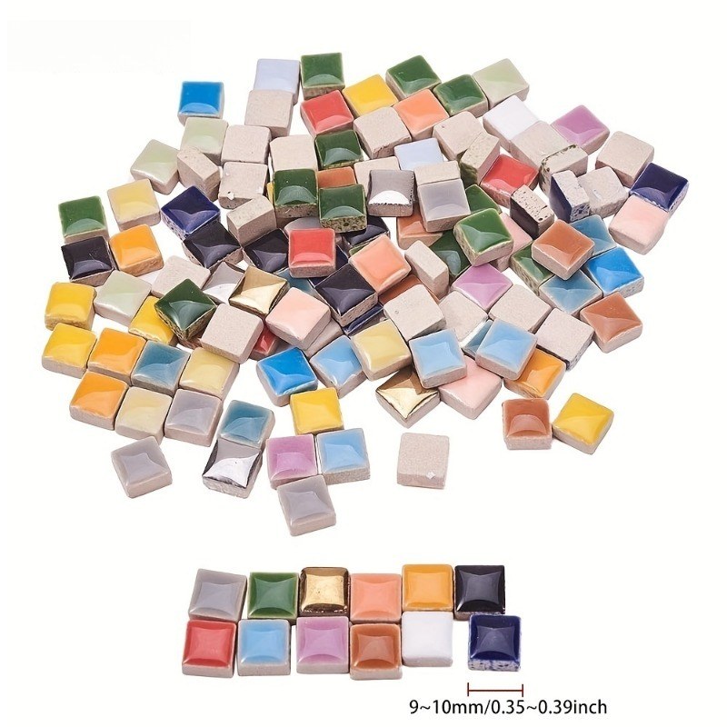 100g Square Ceramic Mosaic Til - огляд і ціна Ceramic Tile Blank
