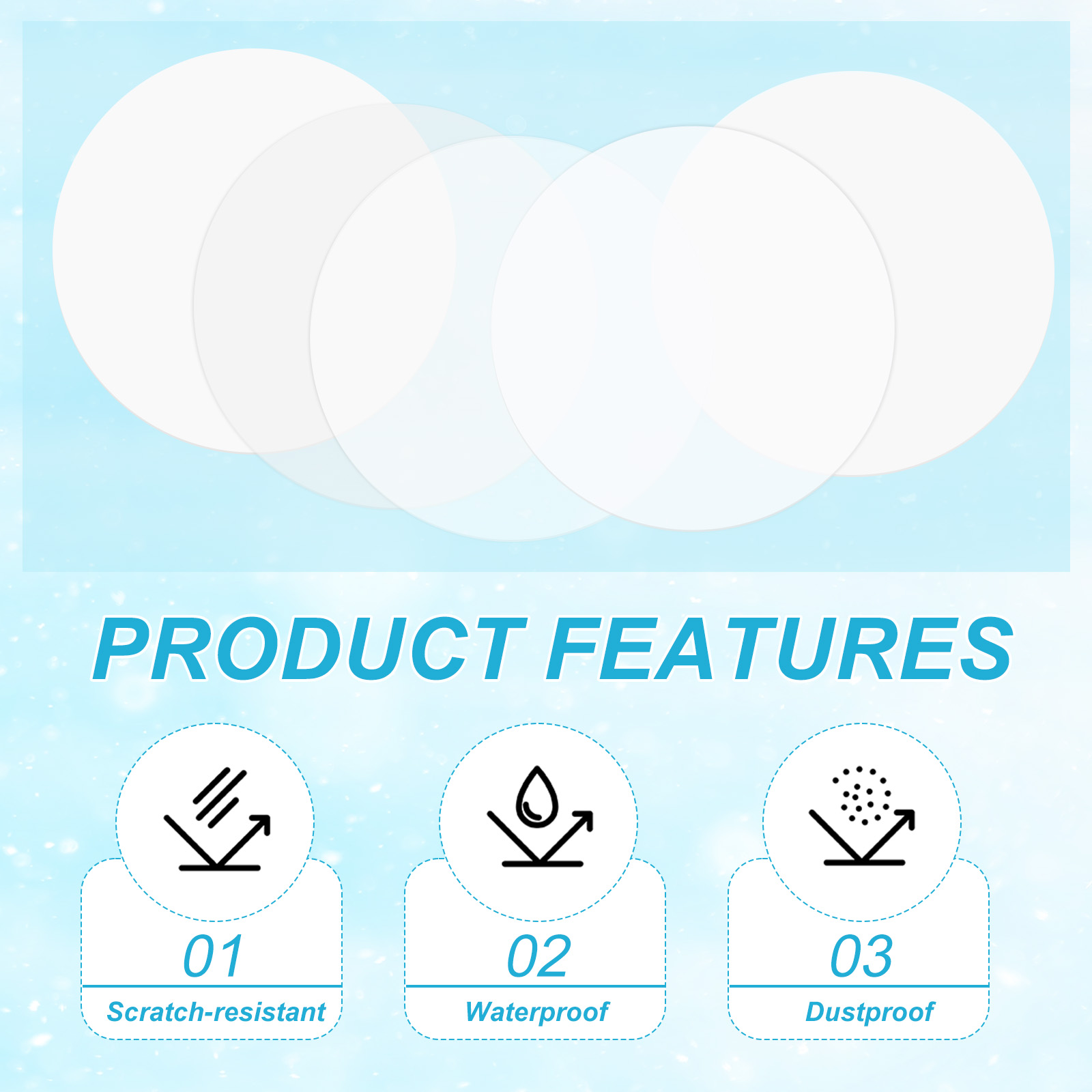 44/48/54/61/65/70mm Badge Film - огляд і ціна Button Badge Blank