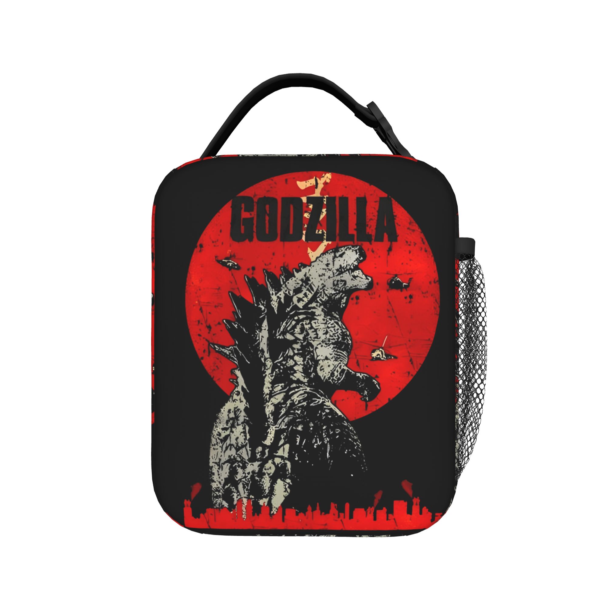 Godzillaed  Insulated Lunch Ba - огляд і ціна Tote Bag Sublimation